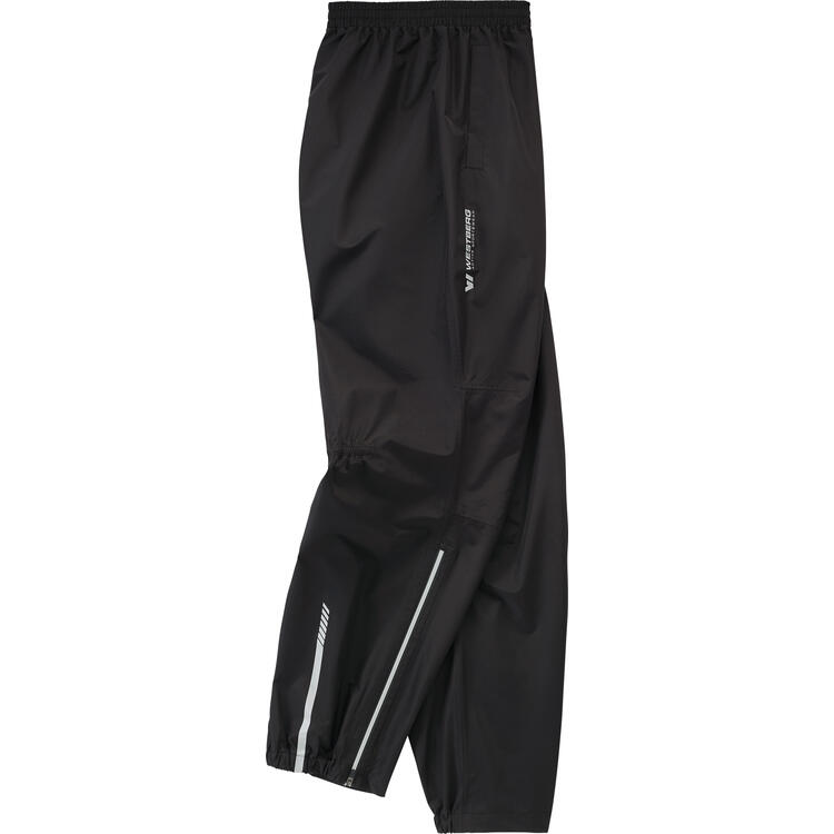 Auf diesem Bild sehen Sie Westberg Regen�berziehhose unisex in der Farbe schwarz