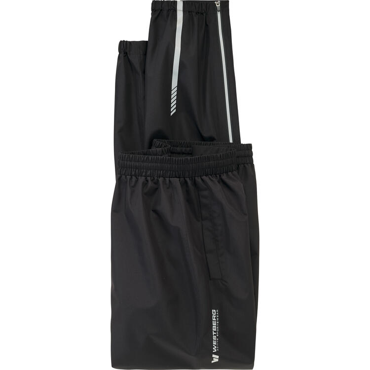 Auf diesem Bild sehen Sie Westberg Regen�berziehhose unisex in der Farbe schwarz
