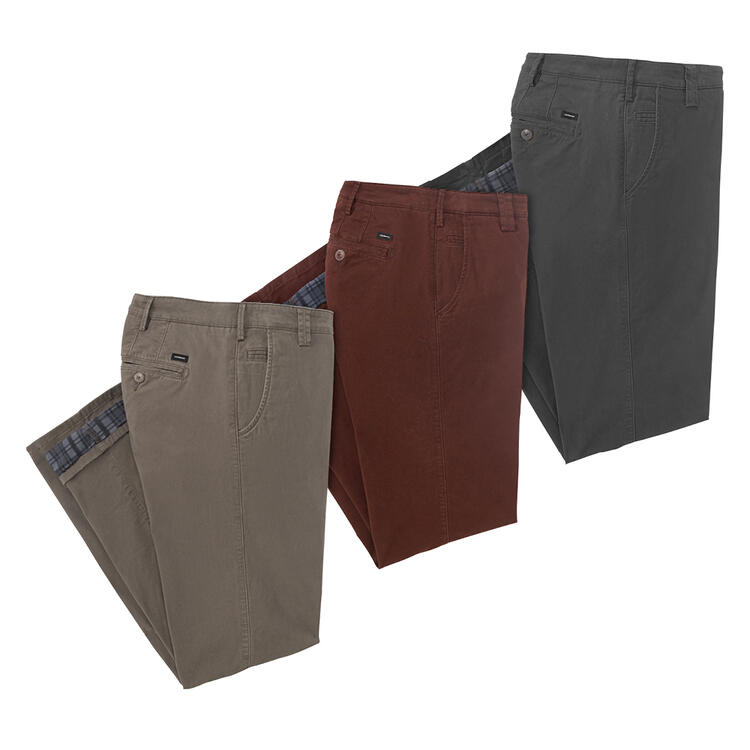 Auf diesem Bild sehen Sie Zerberus 3er Pack Herren Thermohose in der Farbe Farb Mix