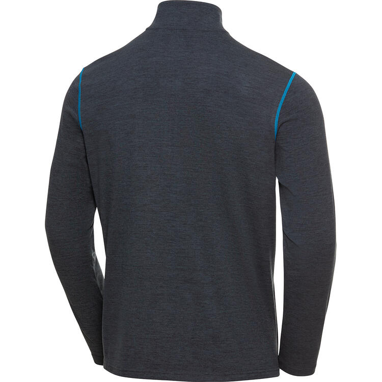 Auf diesem Bild sehen Sie Franz Klammer Thermo-Troyer unisex in der Farbe anthrazit-melange