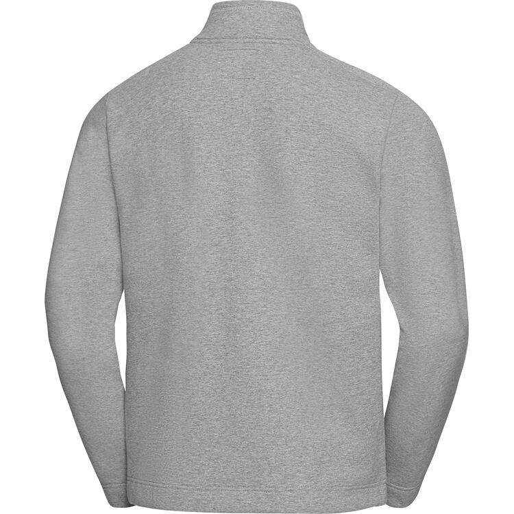 Auf diesem Bild sehen Sie Eisb�r Herren Sweatjacke mit Sherpa in der Farbe grau-melange