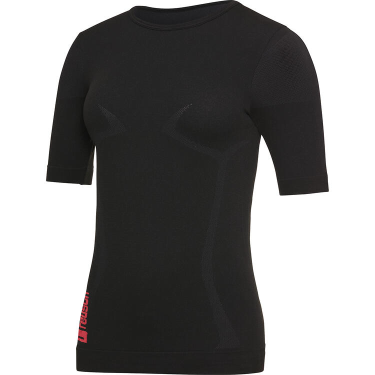 Auf diesem Bild sehen Sie Reusch Funktionsshirt kurz unisex in der Farbe schwarz