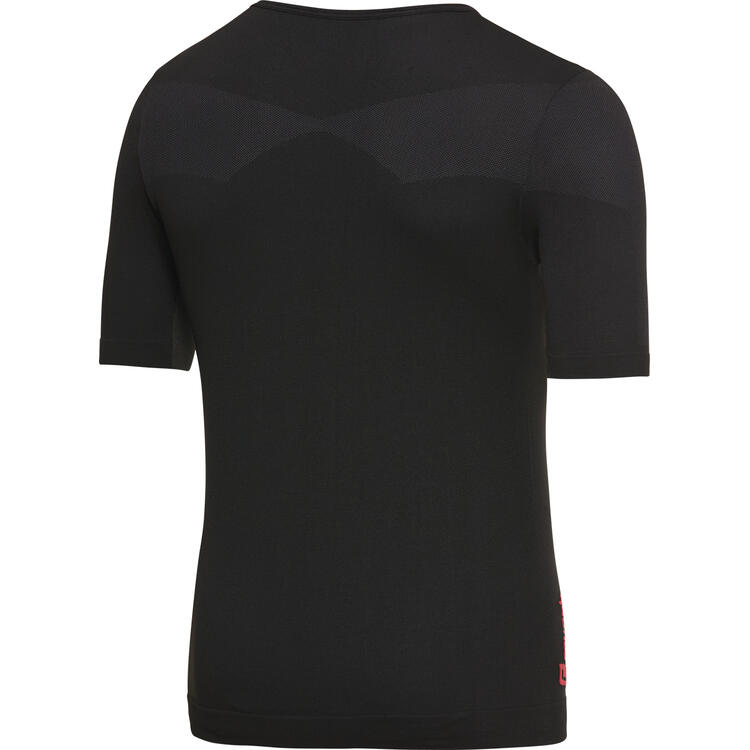 Auf diesem Bild sehen Sie Reusch Funktionsshirt kurz unisex in der Farbe schwarz