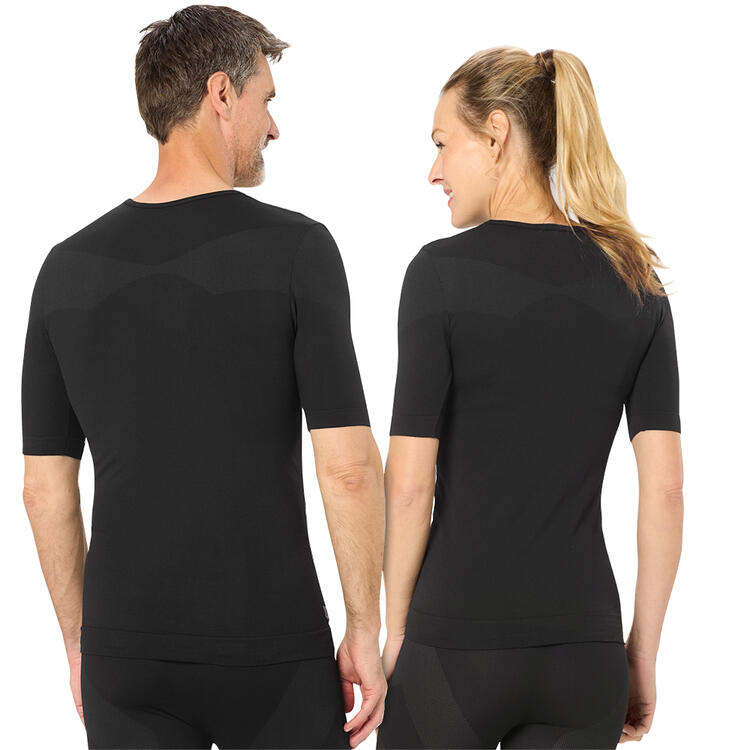 Auf diesem Bild sehen Sie Reusch Funktionsshirt kurz unisex in der Farbe schwarz