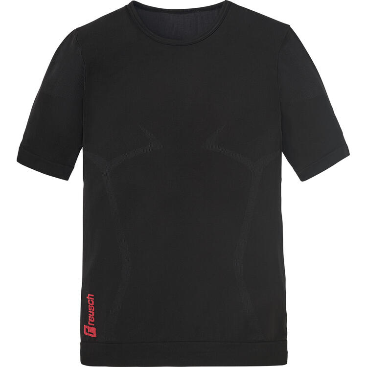 Auf diesem Bild sehen Sie Reusch Funktionsshirt kurz unisex in der Farbe schwarz