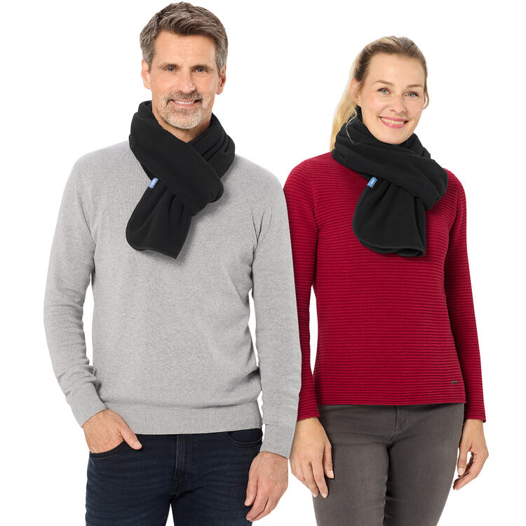 Auf diesem Bild sehen Sie Eisbr 3er Pack Fleeceschals unisex in der Farbe Farb Mix