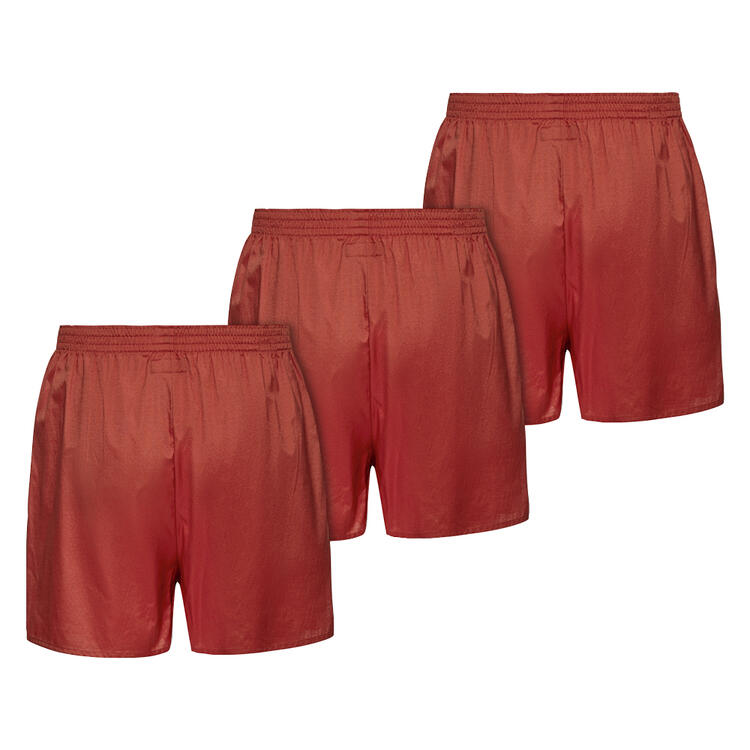 Auf diesem Bild sehen Sie Ted Baker 3er Pack Herren Boxershorts in der Farbe terrakotta