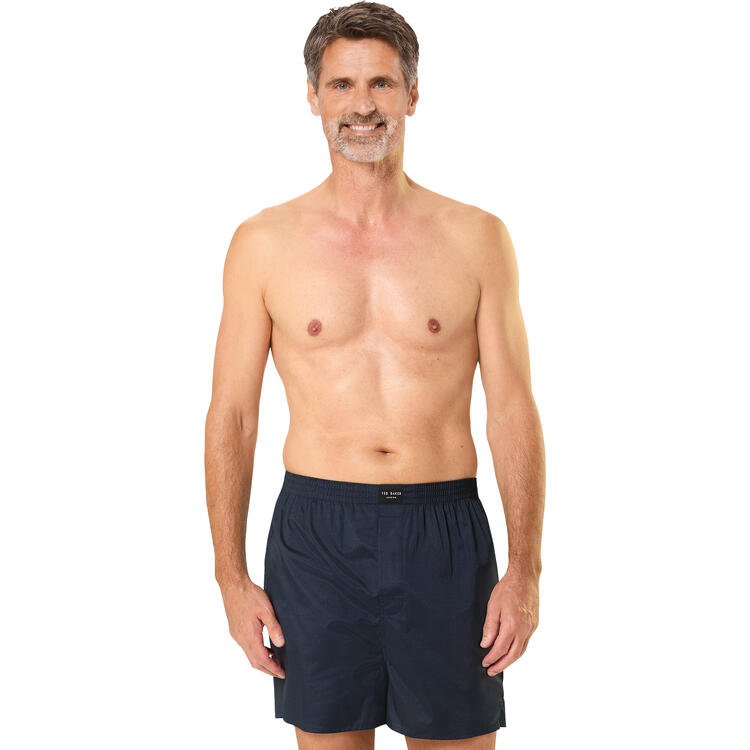 Auf diesem Bild sehen Sie Ted Baker 3er Pack Herren Boxershorts in der Farbe marine