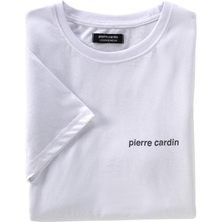 Auf diesem Bild sehen Sie Pierre Cardin Herren T-Shirt in der Farbe wei�