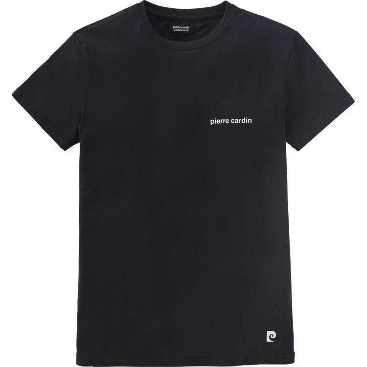 Auf diesem Bild sehen Sie Pierre Cardin Herren T-Shirt in der Farbe schwarz