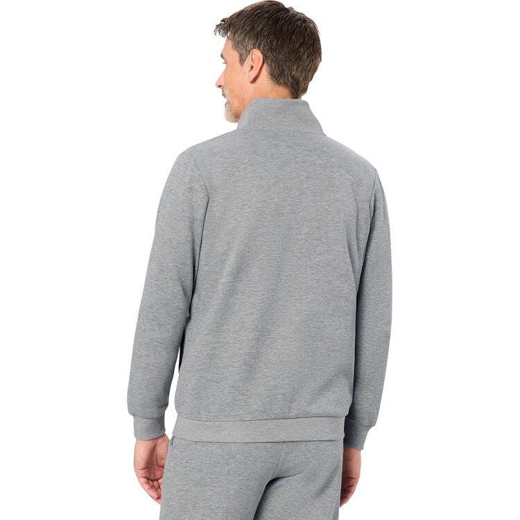 Auf diesem Bild sehen Sie Pierre Cardin Herren Sweatjacke in der Farbe grau-melange