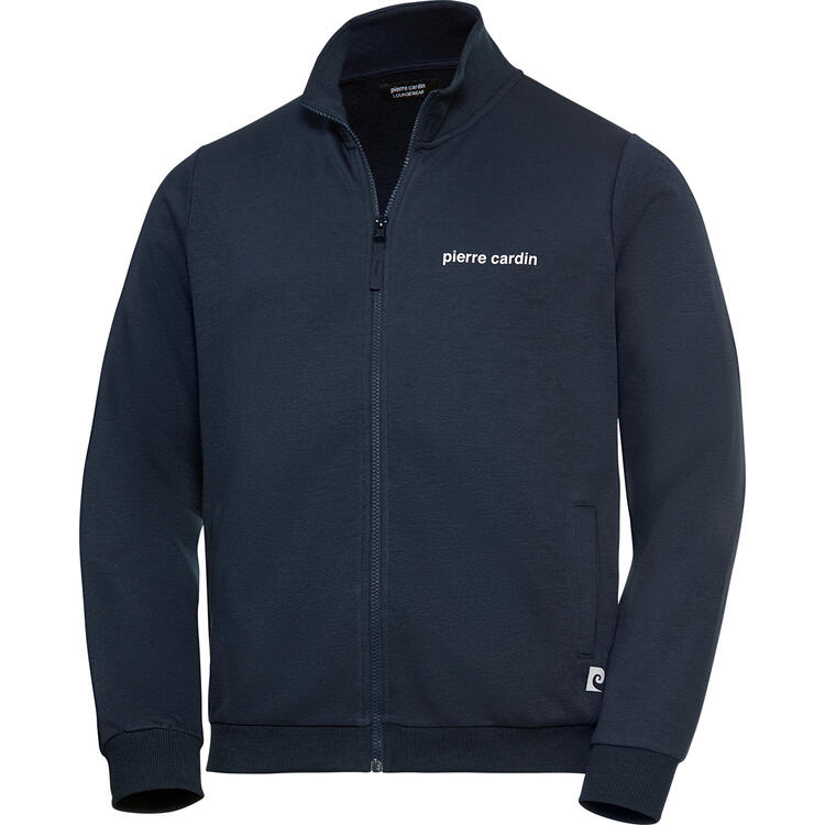 Auf diesem Bild sehen Sie Pierre Cardin Herren Sweatjacke in der Farbe marine