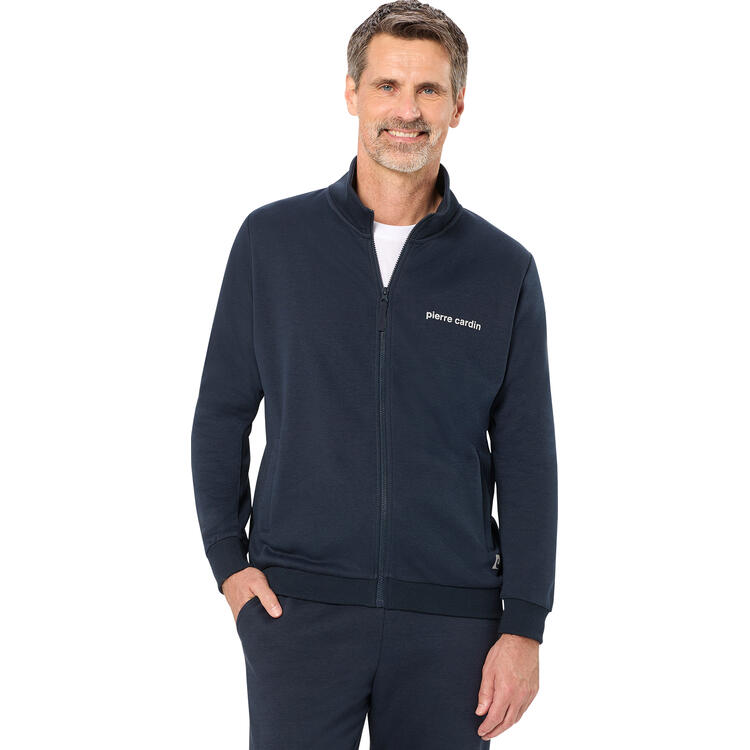 Auf diesem Bild sehen Sie Pierre Cardin Herren Sweatjacke in der Farbe marine