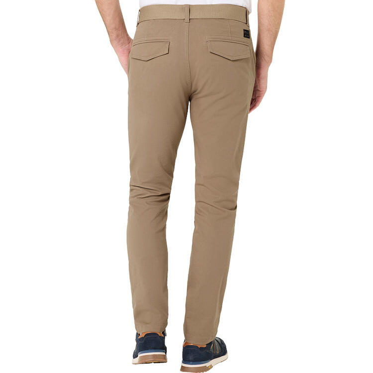 Auf diesem Bild sehen Sie H.I.S Herren Freizeithose mit G�rtel in der Farbe beige