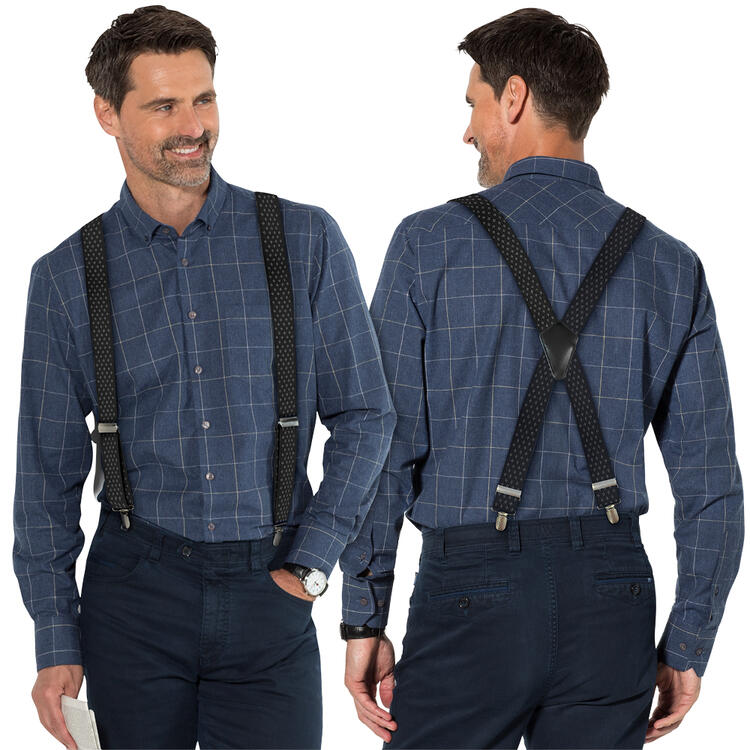 Auf diesem Bild sehen Sie Royal Spencer 2er Pack Hosentr�ger in der Farbe gemischt