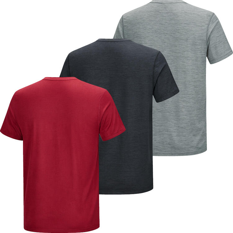 Auf diesem Bild sehen Sie Spitzbergen 3er Pack Funktionsshirts, atmungsaktiv und schnelltrocknend in der Farbe Farbmix 1
