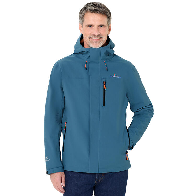 Auf diesem Bild sehen Sie Spitzbergen Herren Sensotex Jacke in der Farbe blau