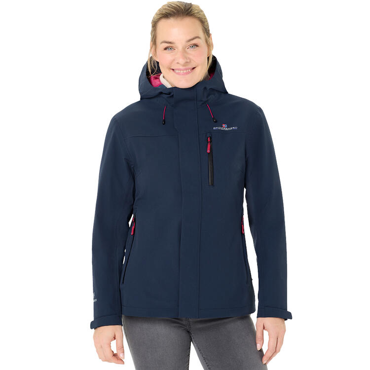 Auf diesem Bild sehen Sie Spitzbergen Damen Sensotex Jacke in der Farbe marine