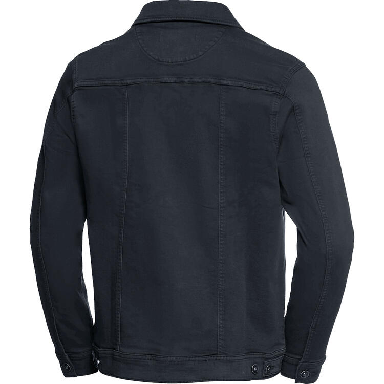 Auf diesem Bild sehen Sie Sisley Herren Jeansjacke in der Farbe dunkelblau