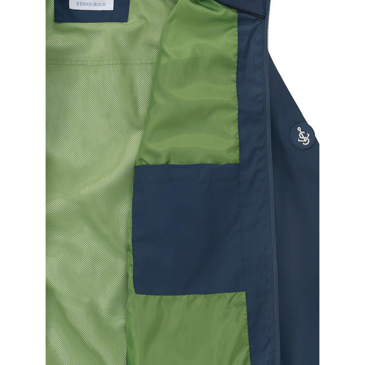 Auf diesem Bild sehen Sie Stone Rich Herren Funktions-Blouson in der Farbe blau