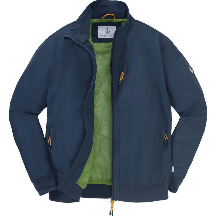 Auf diesem Bild sehen Sie Stone Rich Herren Funktions-Blouson in der Farbe blau