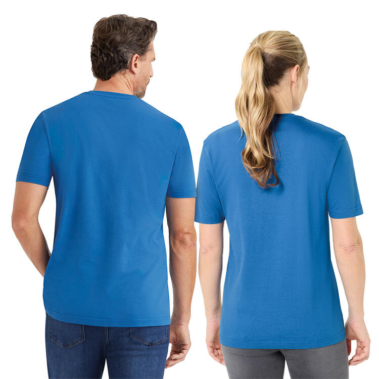 Auf diesem Bild sehen Sie Benetton 5er Pack T-Shirts unisex, pflegeleicht und sportlich in der Farbe gemischt