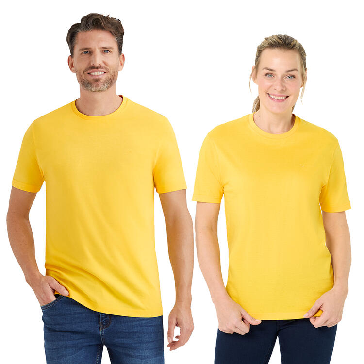 Auf diesem Bild sehen Sie Benetton 10er Pack T-Shirts&nbsp; unisex, pflegeleicht und sportlich in der Farbe bunt