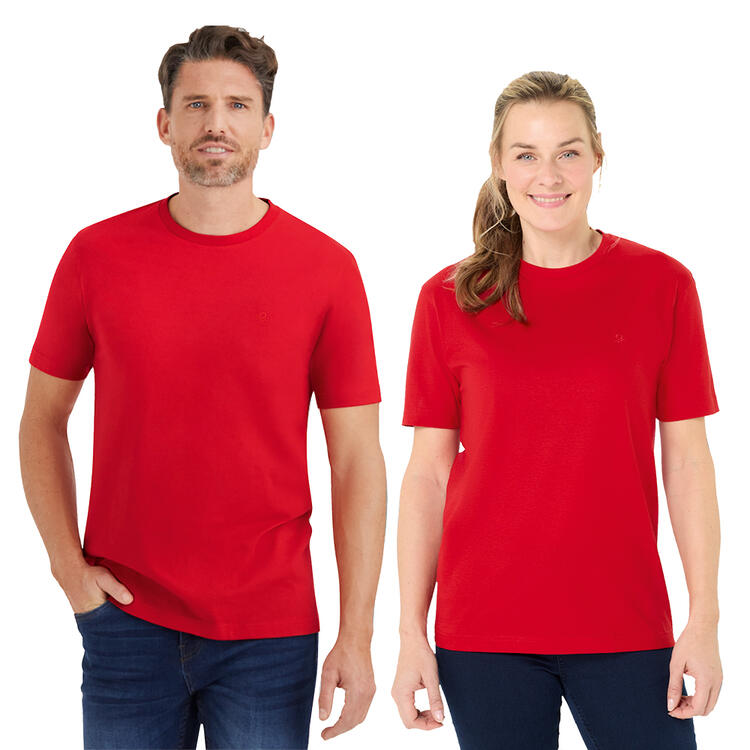 Auf diesem Bild sehen Sie Benetton 10er Pack T-Shirts&nbsp; unisex, pflegeleicht und sportlich in der Farbe bunt