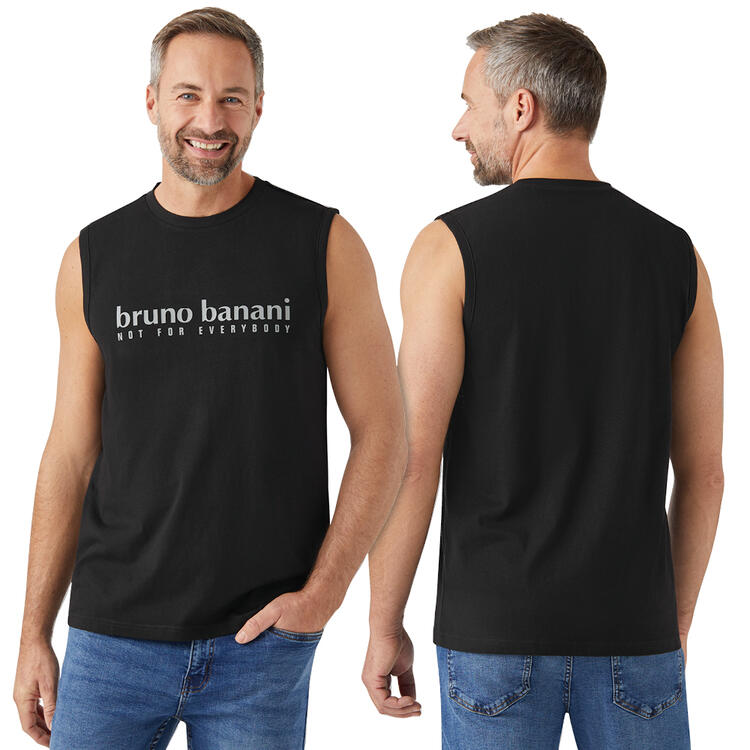 Auf diesem Bild sehen Sie Bruno Banani 3er Pack Herren Tank Tops in der Farbe gemischt