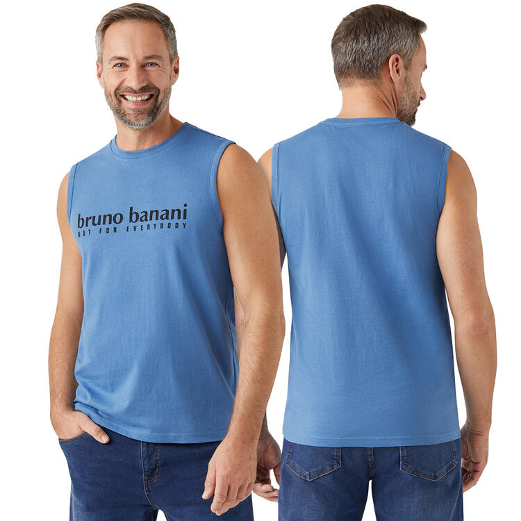 Auf diesem Bild sehen Sie Bruno Banani 3er Pack Herren Tank Tops in der Farbe gemischt