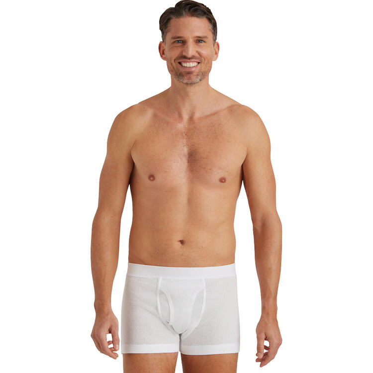 Auf diesem Bild sehen Sie Stroendberg 2er Pack Herren Boxershorts in der Farbe wei�