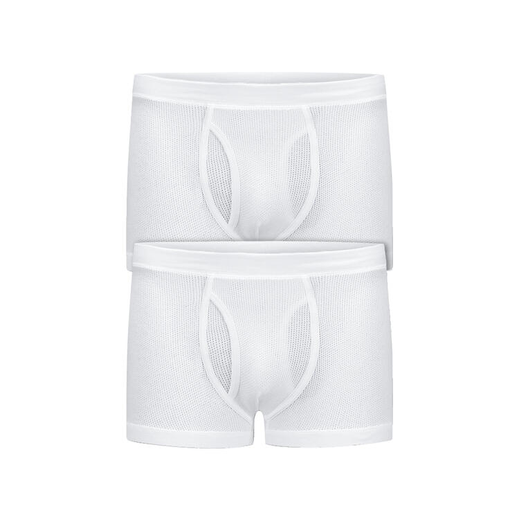 Auf diesem Bild sehen Sie Stroendberg 2er Pack Herren Boxershorts in der Farbe wei�