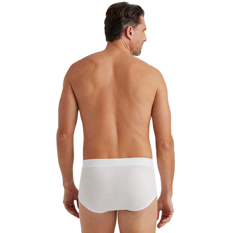 Auf diesem Bild sehen Sie Stroendberg 2er Pack Herren Lufttrikot-Slips in der Farbe wei�