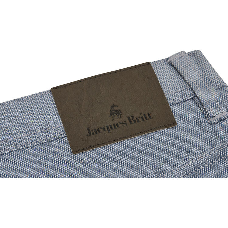 Auf diesem Bild sehen Sie Jacques Britt Herren 5-Pocket-Hose in der Farbe blau