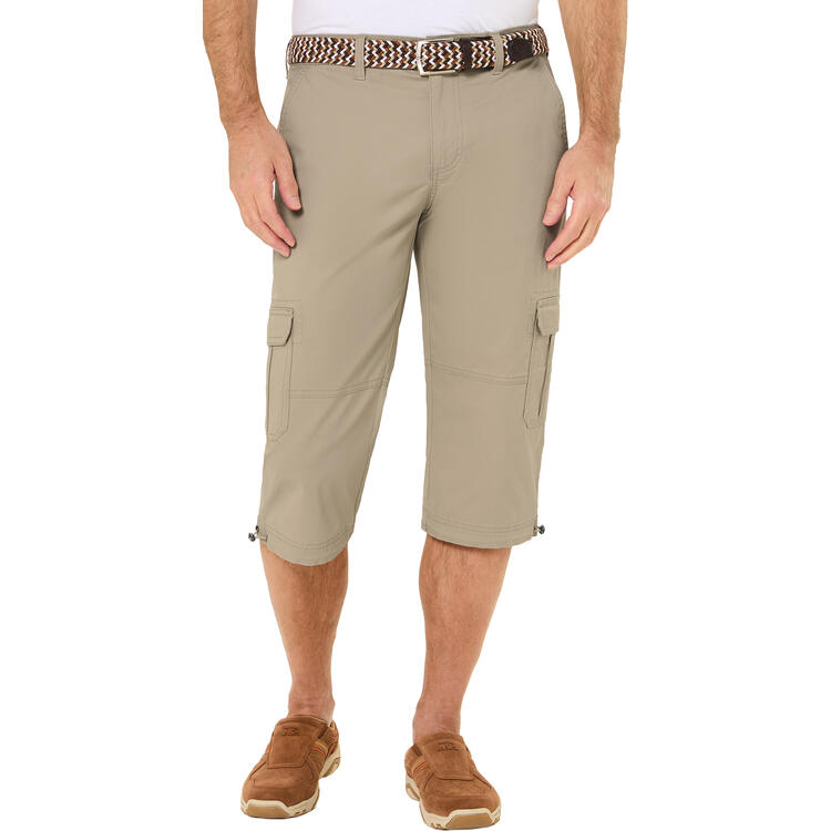 Auf diesem Bild sehen Sie Tom Ramsey Herren Capri-Hosen in der Farbe sand
