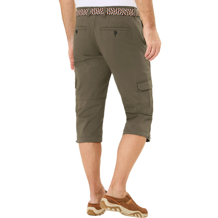 Auf diesem Bild sehen Sie Tom Ramsey Herren Capri-Hosen in der Farbe khaki