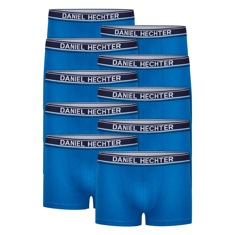 Auf diesem Bild sehen Sie Daniel Hechter 10er Pack Herren Boxershorts, elastischer Bund f�r sicheren Halt in der Farbe blau