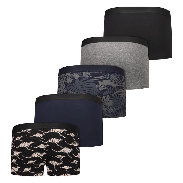 Auf diesem Bild sehen Sie Chiemsee 5er Pack Boxershorts in der Farbe Farb Mix