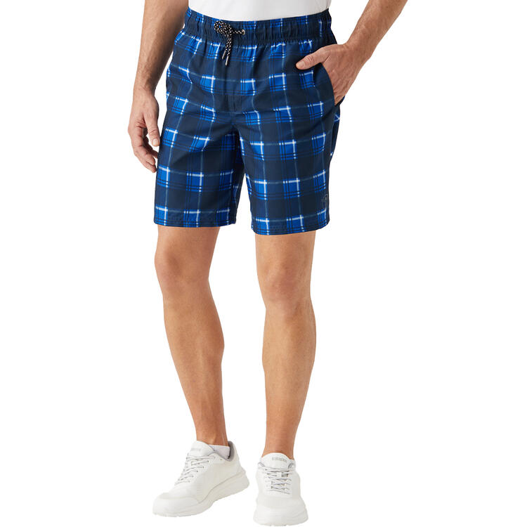 Auf diesem Bild sehen Sie Chiemsee Herren Freizeit-Bermudas, perfekter Halt und bequemer Sitz in der Farbe karo blau