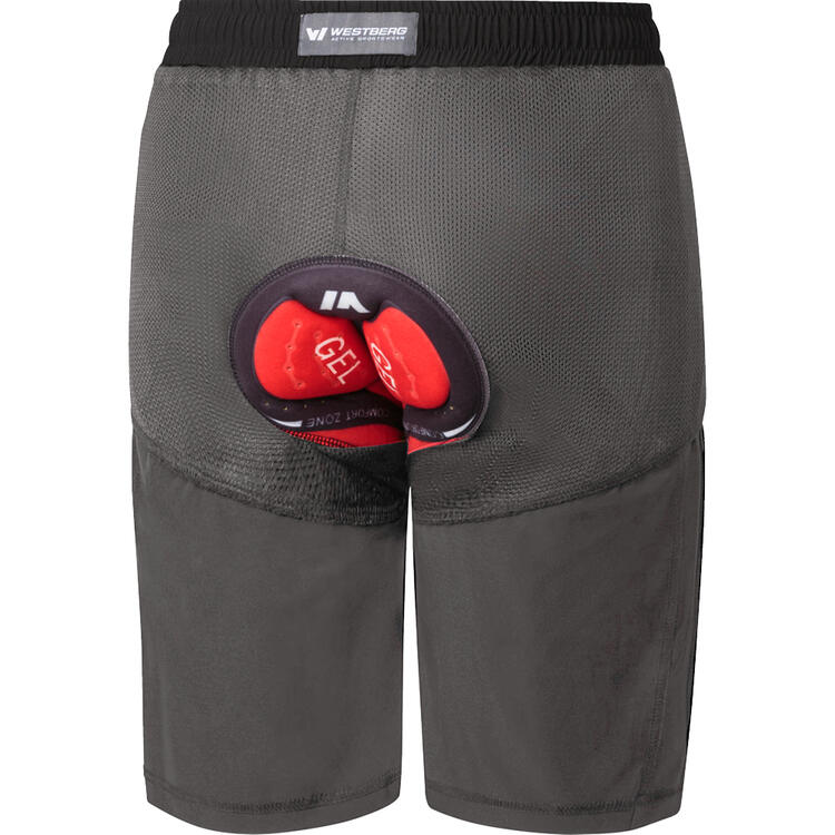 Auf diesem Bild sehen Sie Westberg Herren Fahrradshorts in der Farbe schwarz