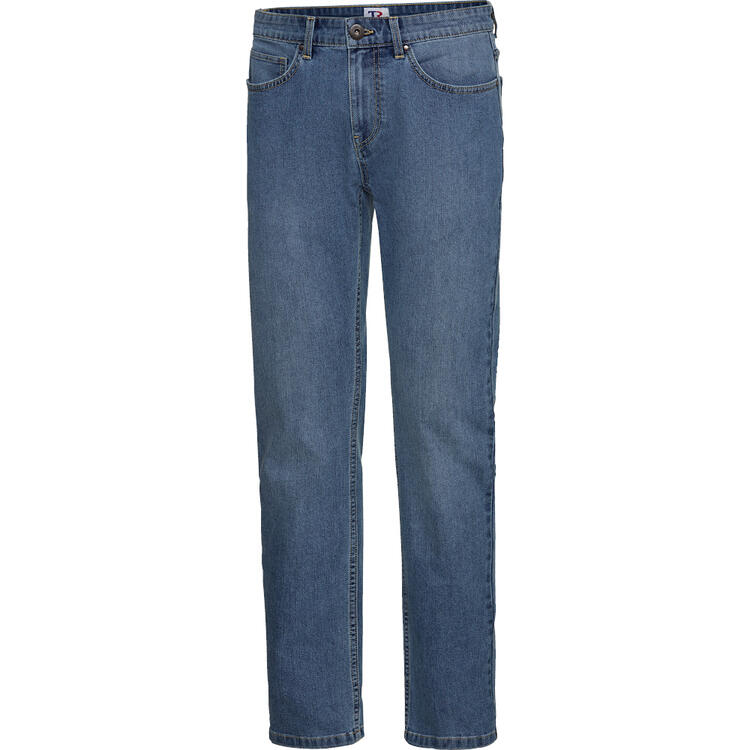 Auf diesem Bild sehen Sie Tom Ramsey Herren Sommerjeans, leicht und bequem in der Farbe hellblau