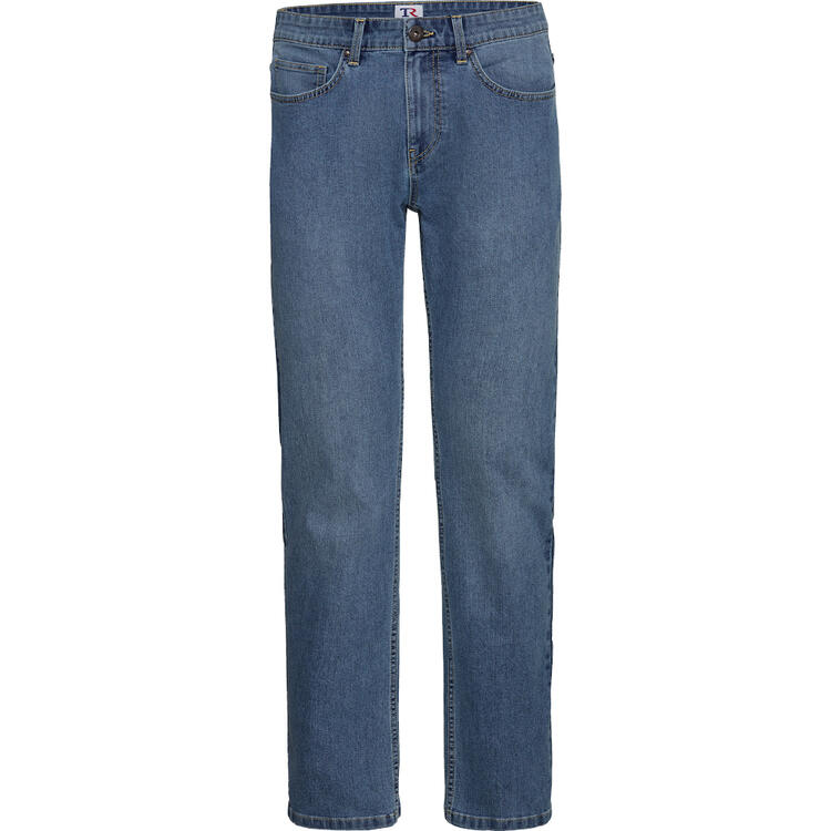 Auf diesem Bild sehen Sie Tom Ramsey Herren Sommerjeans, leicht und bequem in der Farbe hellblau