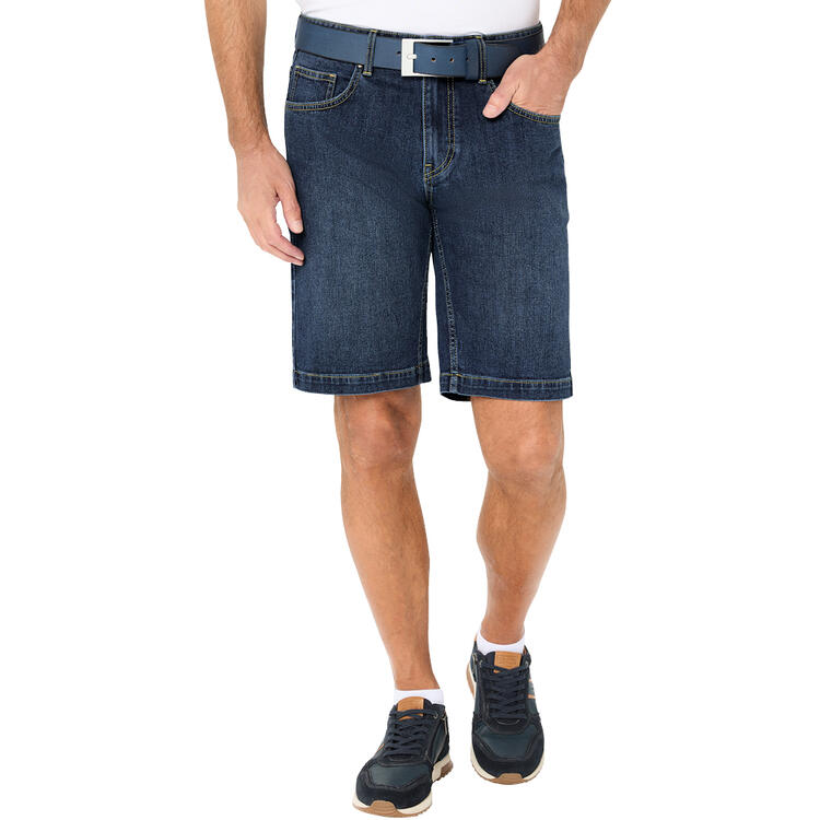 Auf diesem Bild sehen Sie Tom Ramsey Herren Sommer-Jeansbermudas, leicht und bequem in der Farbe dunkelblau