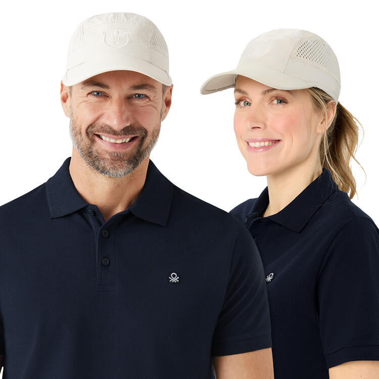 Auf diesem Bild sehen Sie Chiemsee UV-Schirmkappe unisex, stufenlos verstellbar in der Farbe beige