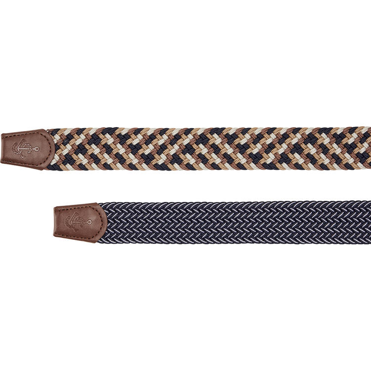 Auf diesem Bild sehen Sie Stone Rich 2er Pack Stretch-G�rtel in der Farbe Farbmix 1