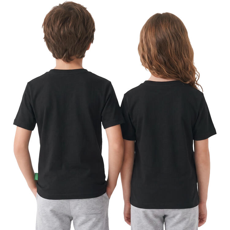 Auf diesem Bild sehen Sie Benetton 3er Pack Kinder T-Shirts in der Farbe gemischt