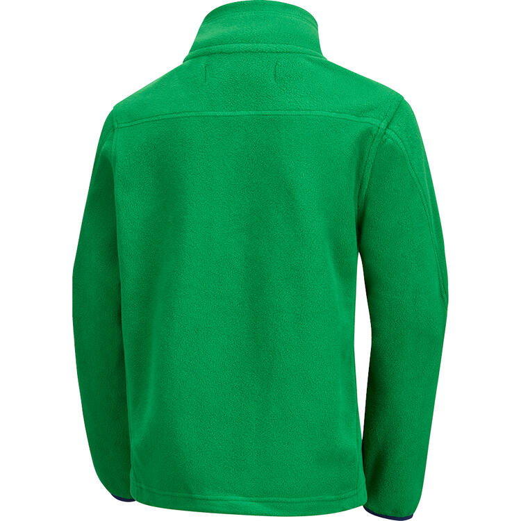 Auf diesem Bild sehen Sie Benetton Kinder Fleecejacke, atmungsaktiv und schnelltrocknend in der Farbe gr�n
