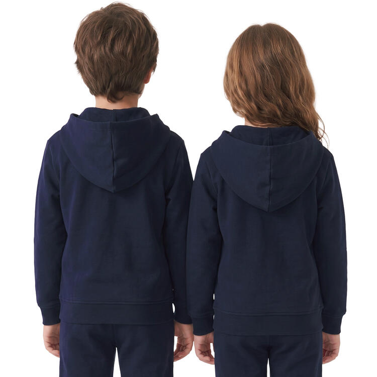 Auf diesem Bild sehen Sie Benetton Kinder Sweatjacke in der Farbe marine