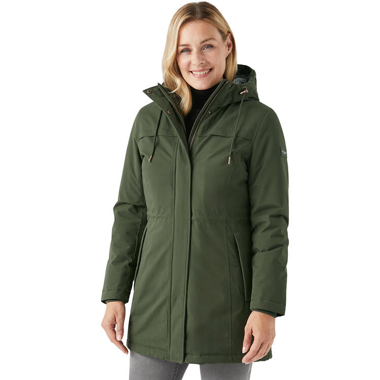 Auf diesem Bild sehen Sie Strenesse Blue Damen Parka in der Farbe olivgr�n