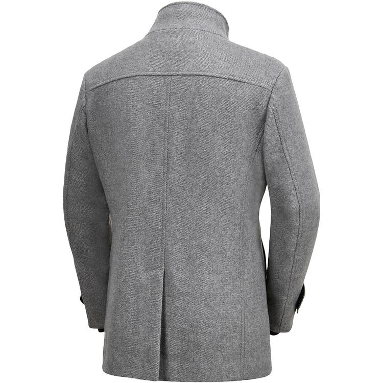 Auf diesem Bild sehen Sie Daniel Hechter Herren Woll-Mix Jacke in der Farbe grau